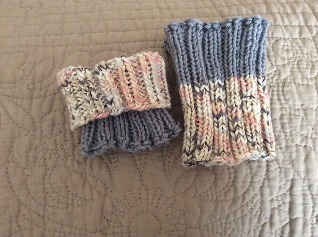 Ravelry: 2x2 Twisted Rib Ankle Boot Cuffs pattern by Khrissi Satterfield