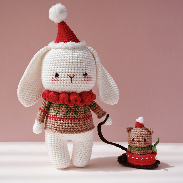 Lapin de Noël de Khuc Cay