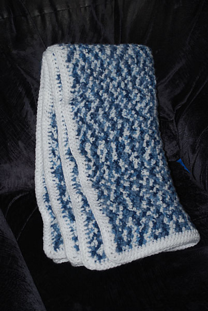 Gray Puff Blanket