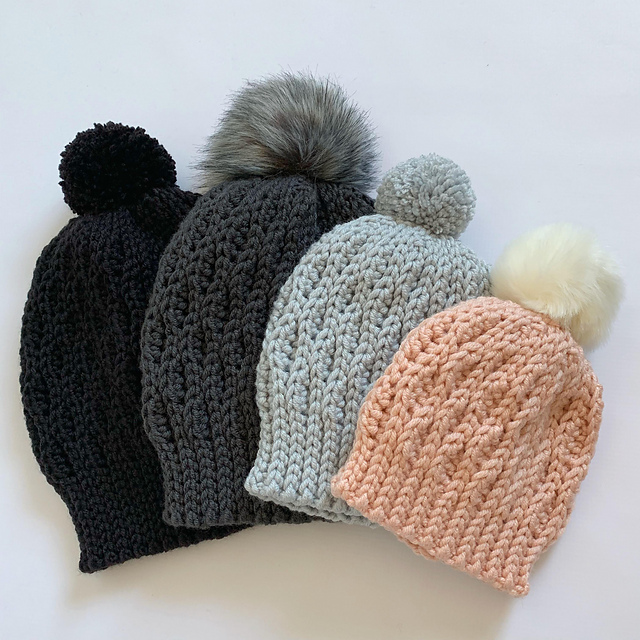 Rippling Waves Slouchy Hat