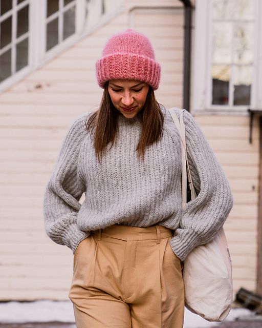 Hello There Mohair Beanie