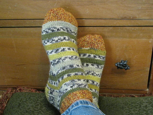 French Heel Socks