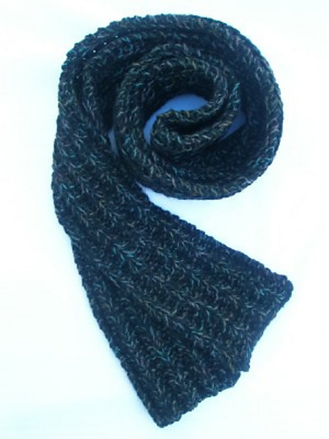 Ravelry: Easy Broken Rib Scarf pattern by Kim Haesemeyer