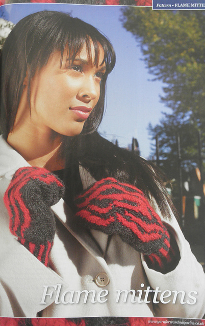 Flame Mittens