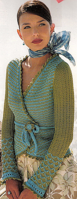 #05 Flower Tied Cardigan