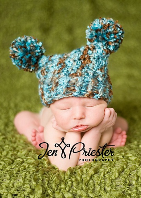 Newborn Square Sack Hat