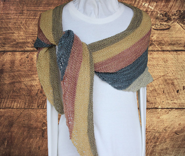 Lace Wave Garter Shawl