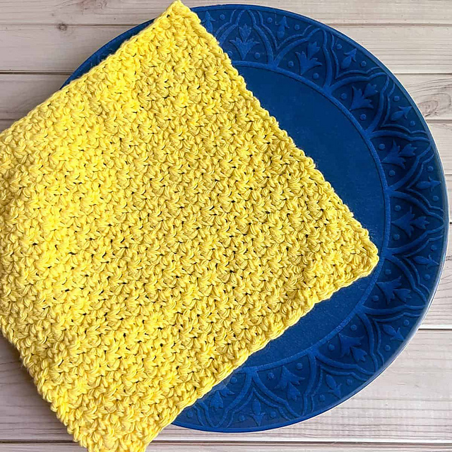 Grit Stitch Washcloth