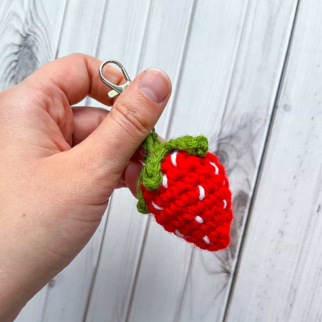 Strawberry Keychain