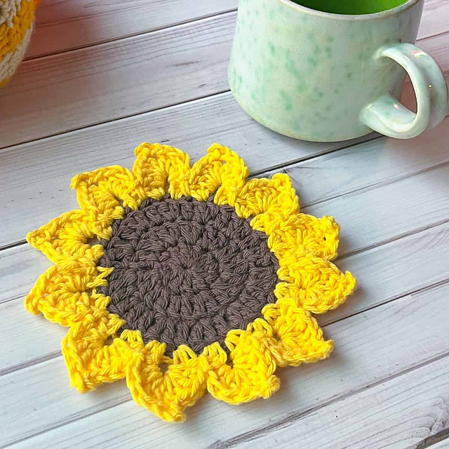Sunflower Coaster