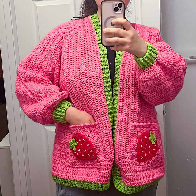Strawberry Cardigan