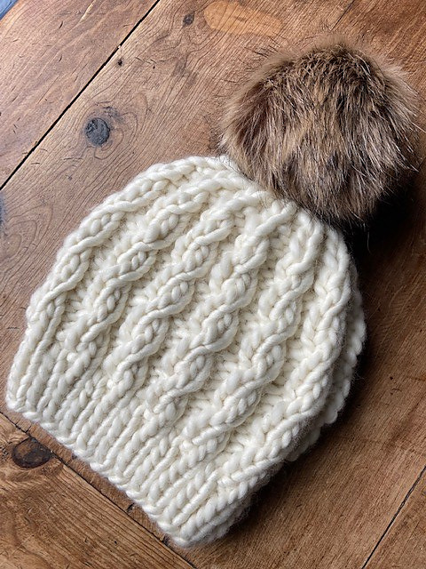 Canny Fake Cable Hat