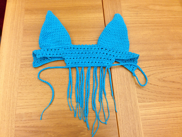 Horse Fly Bonnet With Cords