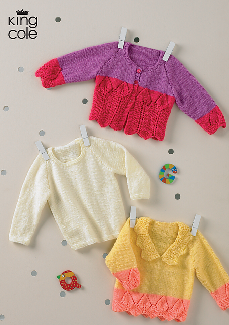 3050 Lace Edge Cardigan and Tunic