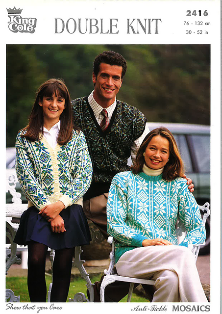 2416 Sweater, Cardigan and Slipover