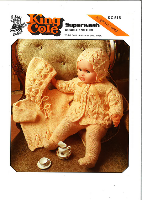 0515 KC Coat, Sweater and Bonnet