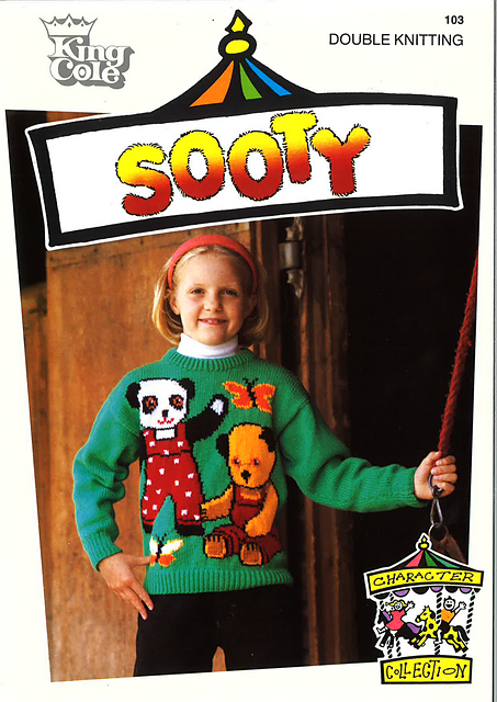 0103 Sooty, Soo and Butterflies Jumper