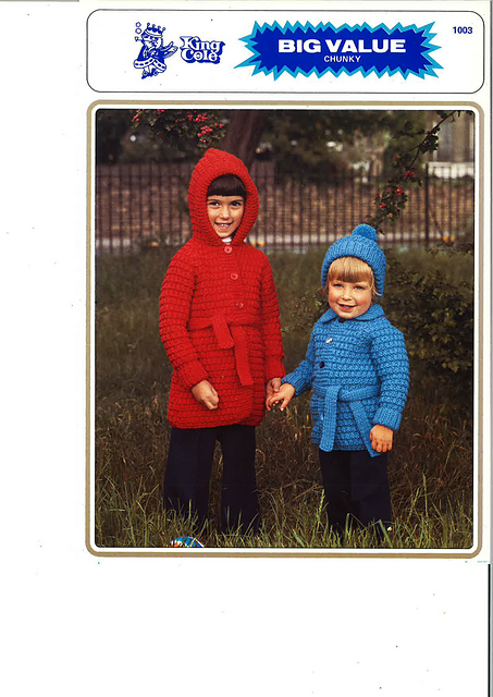 1003 KC Toddler's Coat, Jacket and Cap