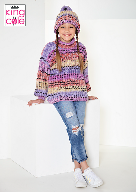 6071 Sweater, Cardigan and Hat