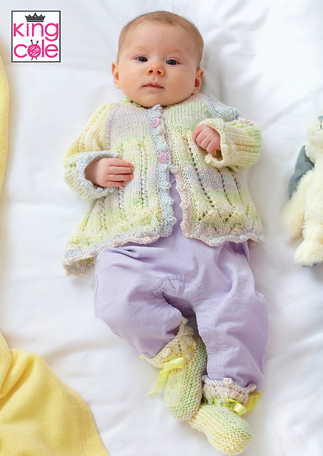 6034 Overtop, Cardigan, Jacket and Bootees