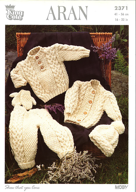 2371 Sweater, Jacket, Trousers, Hat and Mittens