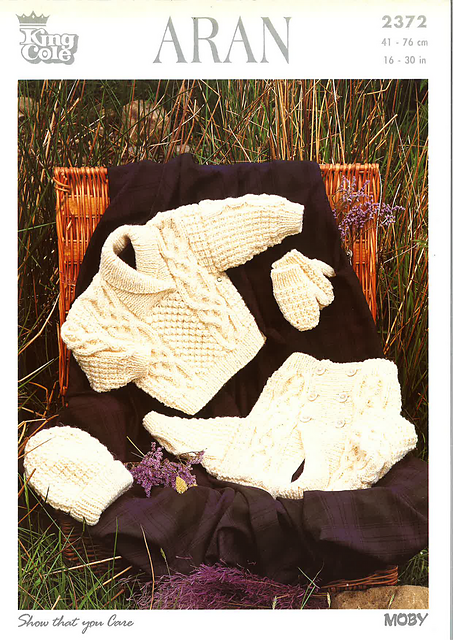 2372 Jacket, Sweater, Cap and Mittens