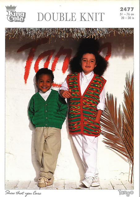 2477 Cardigan and Waistcoat