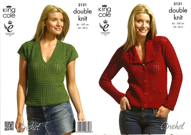 3131 Crochet Jacket and Top