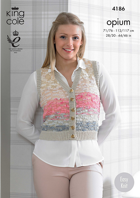 4186 Waistcoat and Slipover