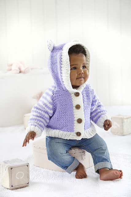 6017 Hooded Jackets, Cardigan and Blanket