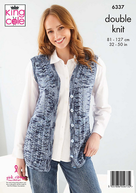 6337 Cardigan and Waistcoat