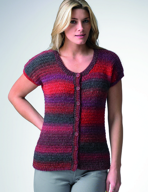 3668 Cap Sleeved Cardigan and Top
