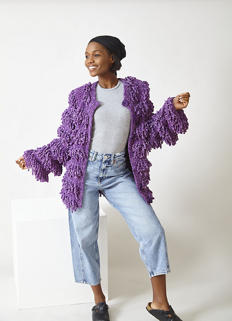 6318 Cardigan, Scarf, Hat and Handwarmers