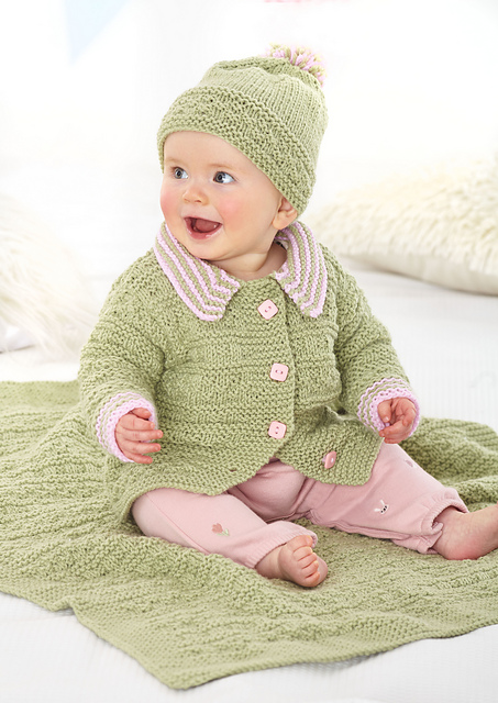6329 Jacket, Hat, Hooded top and Blanket