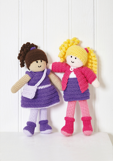9174 Amigurumi Crocheted Dolls