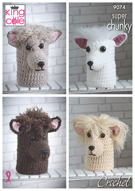9074 Andre the Alpaca Toilet Roll Cover / Doorstop