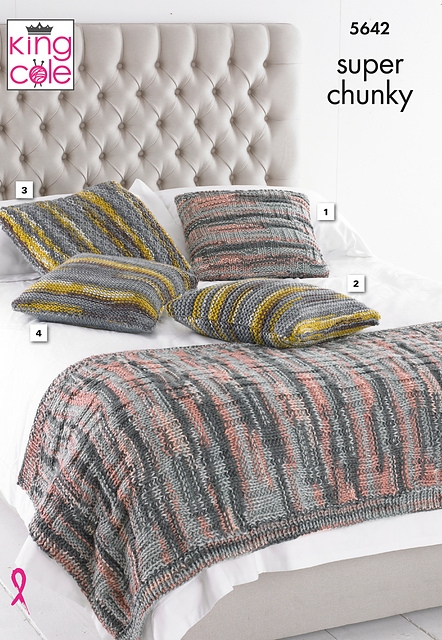 5642 Throw and Cushions