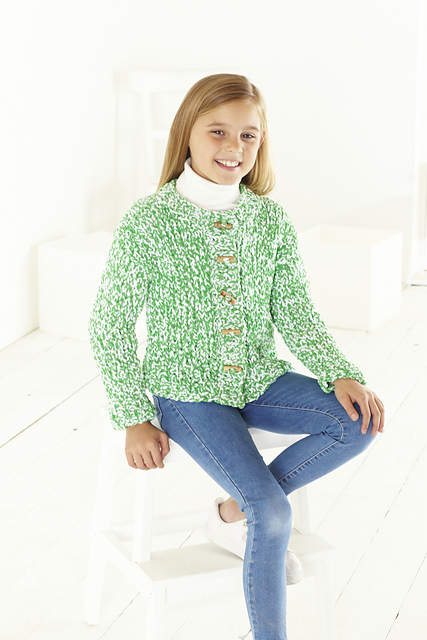5605 Cardigan and Scarf
