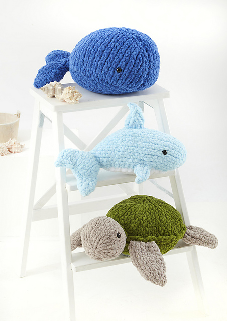 9215 Whale, Shark and Turtle Toys