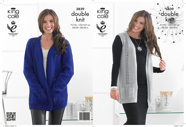3839 Cardigan and Waistcoat