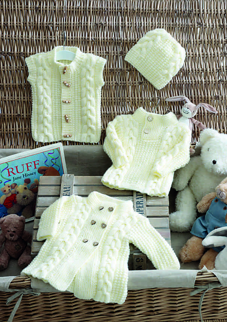 5223 Coat, Sweater, Gilet and Hat
