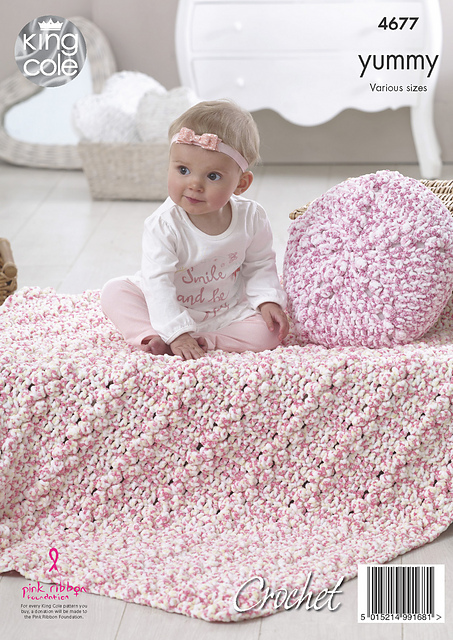 4677 Crochet cushions and Blankets