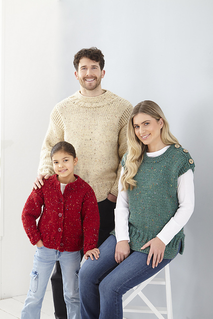 6357 Sweater, Cardigan and Top