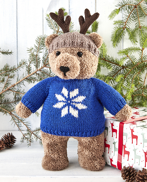BKXMASK09 Teddy Bear Christmas Jumper