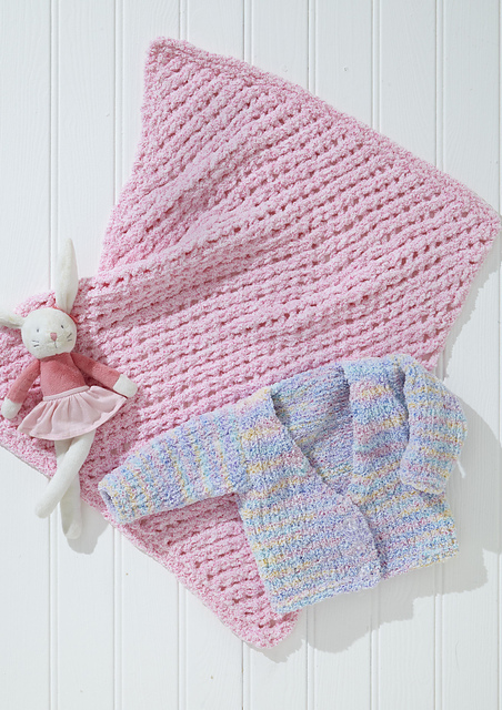6416 Jacket, Cardigan and Blankets