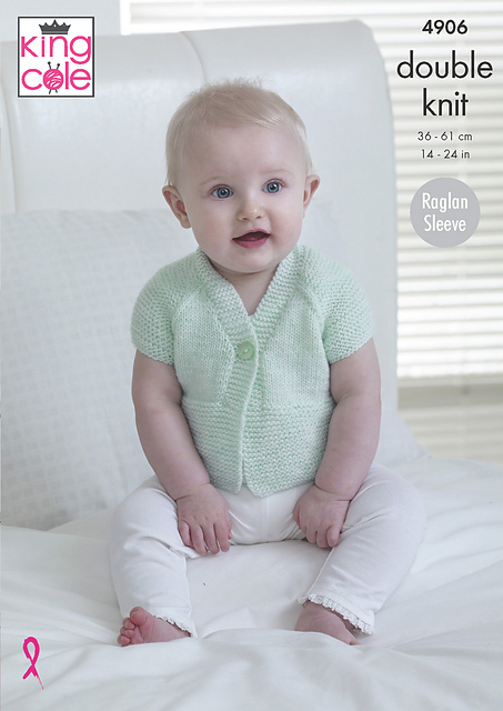 4906 Baby Raglan Cardigans
