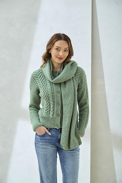 6502 Scardigan and Sweater with Cowl
