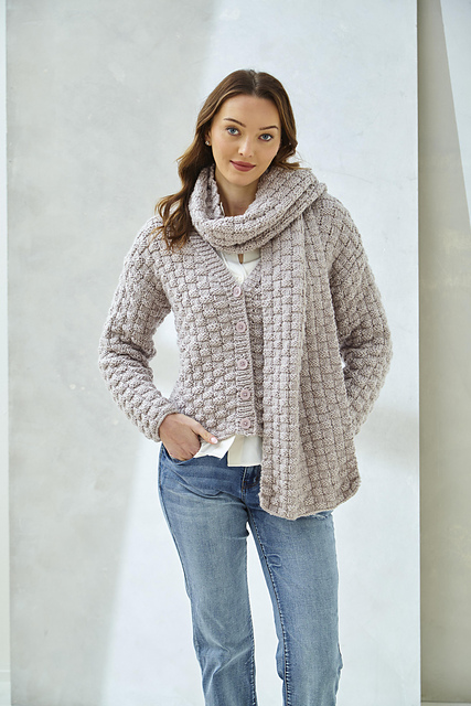 6503 Scardigan and Sweater with Cowl