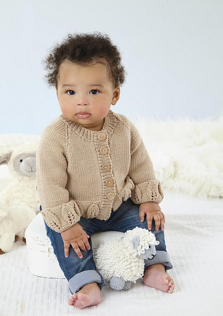 6545 Cardigan, Sweater, Hat and Blanket
