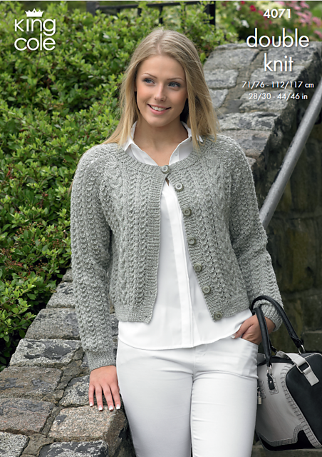 4071 Curved and Straight Cardigan's